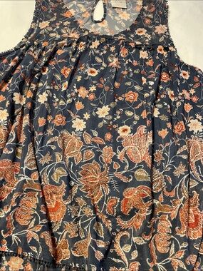 Knox Rose Navy Floral Top